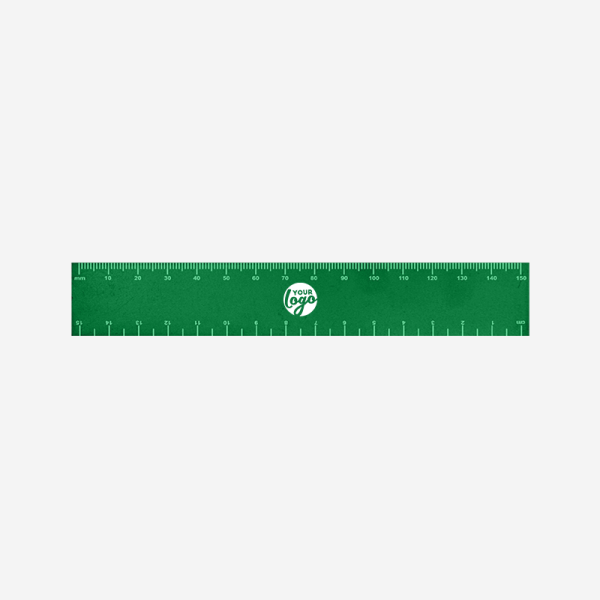 Ref 513 Budget Ruler 15cm X 25mm Emerald Green