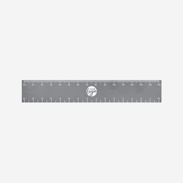 Ref 513 Budget Ruler 15cm X 25mm Grey