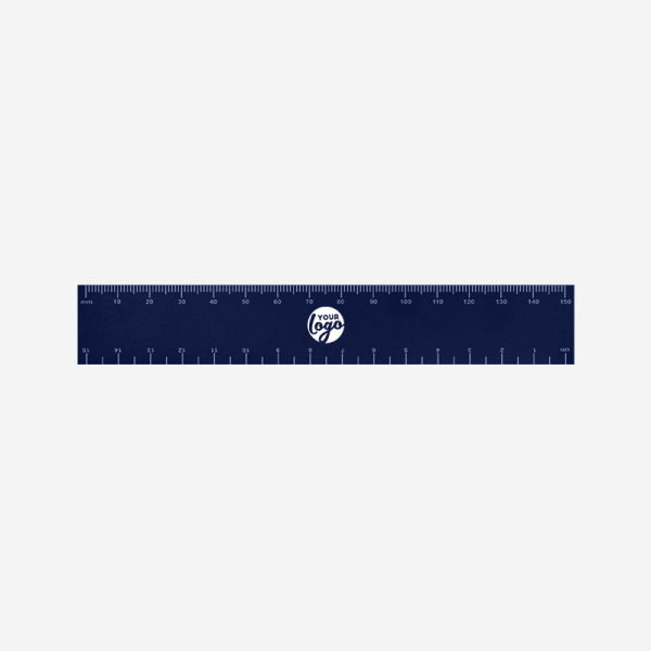 Ref 513 Budget Ruler 15cm X 25mm Navy Blue