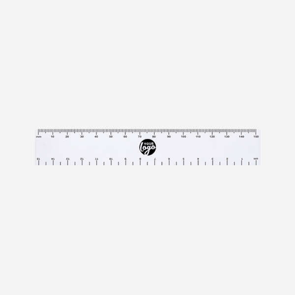 Ref 513 Budget Ruler 15cm X 25mm White