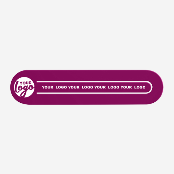 Ref 547 Paper Clip Bookmark Oval Shape X Large Grape