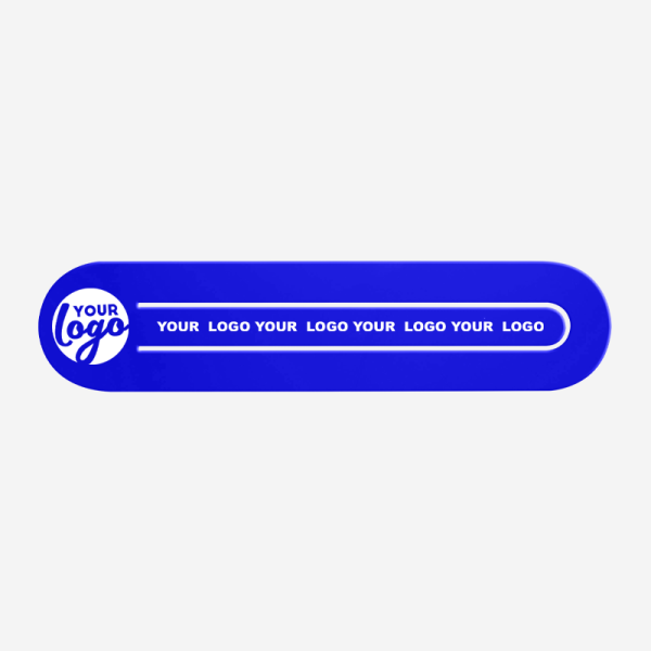 Ref 547 Paper Clip Bookmark Oval Shape X Large Royal Blue
