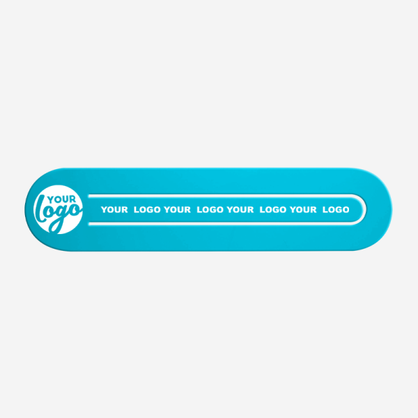 Ref 547 Paper Clip Bookmark Oval Shape X Large Turquoise