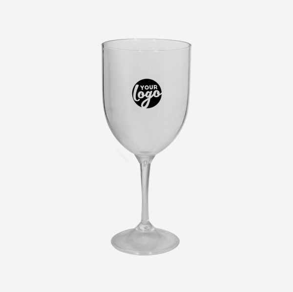 REF 1246PS TULIP LONG STEM GLASS NEW MOULD 350ML PAD CLEAR