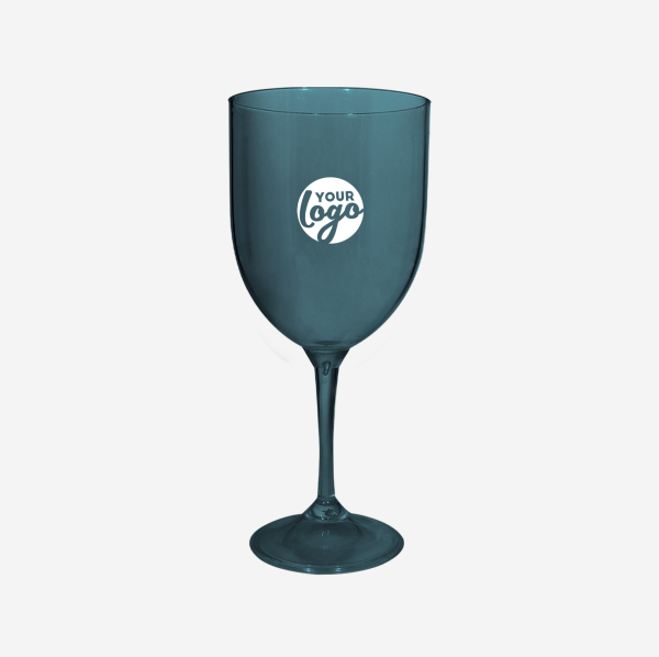 REF 1246PS TULIP LONG STEM GLASS NEW MOULD 350ML PAD CLEAR CHARCOAL