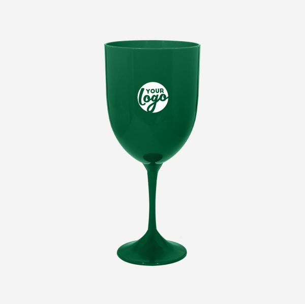 Long Stem Wine Glass - Solid 12 REF 1309PP TULIP LONG STEM GLASS NEW MOULD 350ML PAD BOTTLE GREEN