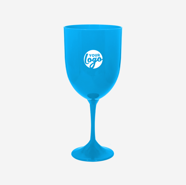 Long Stem Wine Glass - Solid 1 REF 1309PP TULIP LONG STEM GLASS NEW MOULD 350ML PAD CYAN