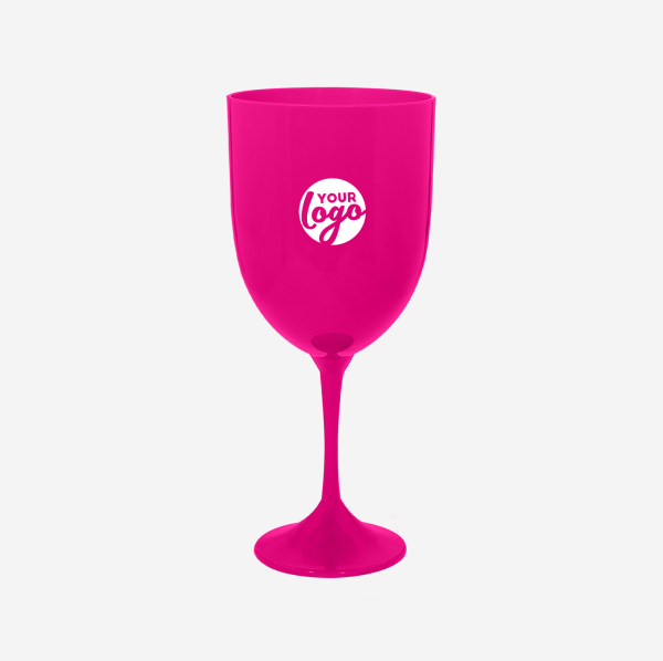 Long Stem Wine Glass - Solid 6 REF 1309PP TULIP LONG STEM GLASS NEW MOULD 350ML PAD MAGENTA