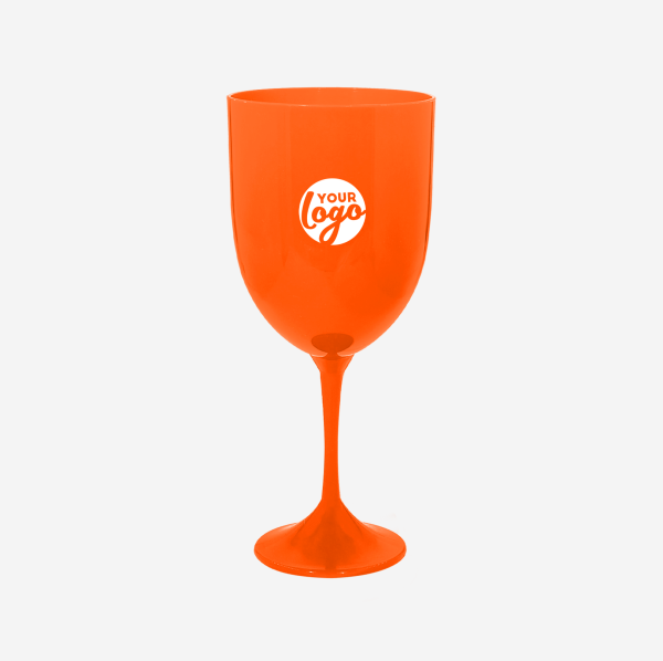 Long Stem Wine Glass - Solid 15 REF 1309PP TULIP LONG STEM GLASS NEW MOULD 350ML PAD ORANGE