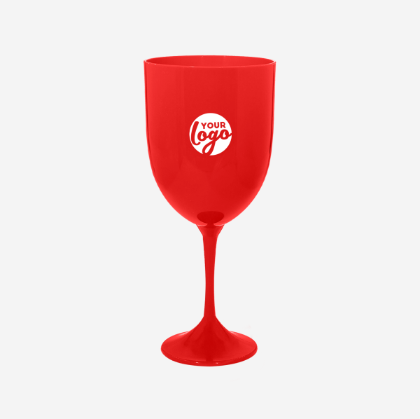 Long Stem Wine Glass - Solid 5 REF 1309PP TULIP LONG STEM GLASS NEW MOULD 350ML RED