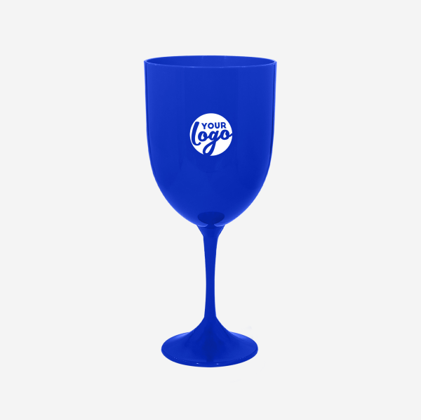 Long Stem Wine Glass - Solid 8 REF 1309PP TULIP LONG STEM GLASS NEW MOULD 350ML ROYAL BLUE