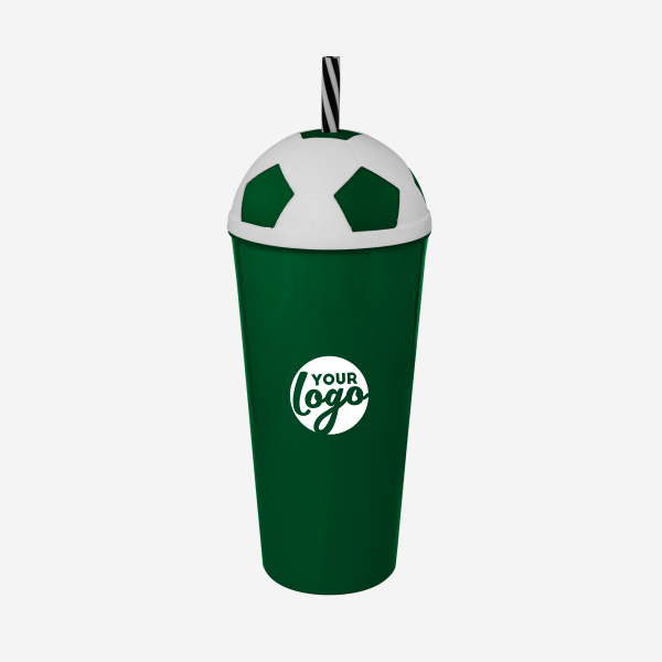 REF 1323PP LUMO SOCCER TUMBLER 600ML PAD SOLID EMERALD GREEN 1 1