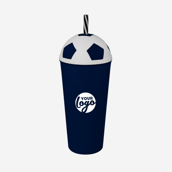 REF 1323PP LUMO SOCCER TUMBLER 600ML PAD SOLID NAVY BLUE 1 1