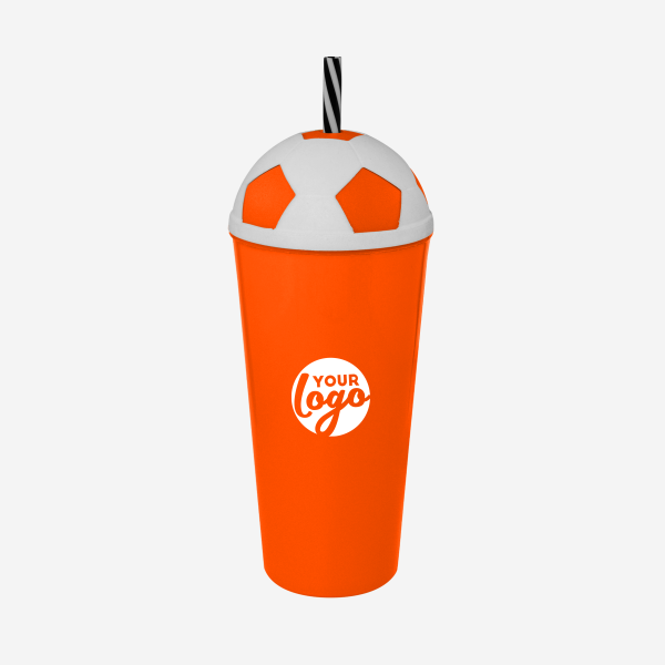 REF 1323PP LUMO SOCCER TUMBLER 600ML PAD SOLID ORANGE 1 1