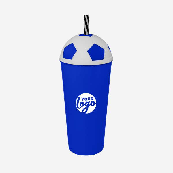 REF 1323PP LUMO SOCCER TUMBLER 600ML PAD SOLID ROYAL BLUE 1 1
