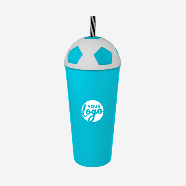 REF 1323PP LUMO SOCCER TUMBLER 600ML PAD SOLID TURQUOISE 1 1