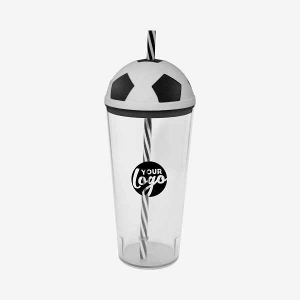 Soccer Tumbler 600ml - Clear 3 REF 1323PS LUMO SOCCER TUMBLER 600ML PAD CLEAR 1