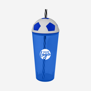 Soccer Tumbler 600ml - Clear