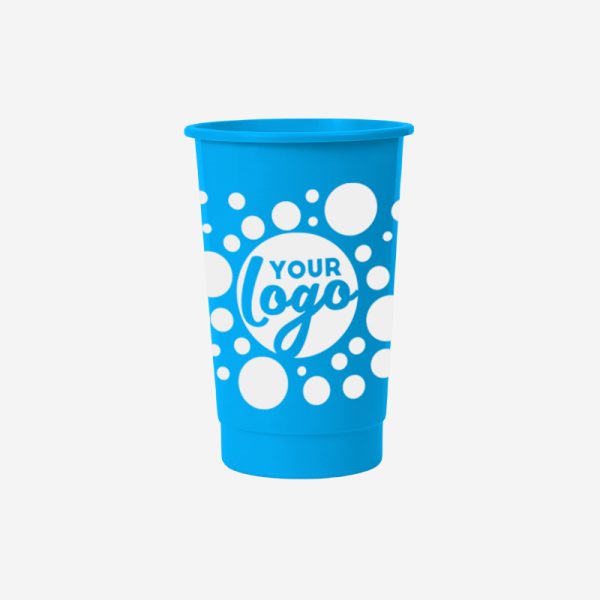 Party Tumbler 350ml Lite 1 REF 1499 TUMBLER 350ML SOLID SILKSCREEN CYAN