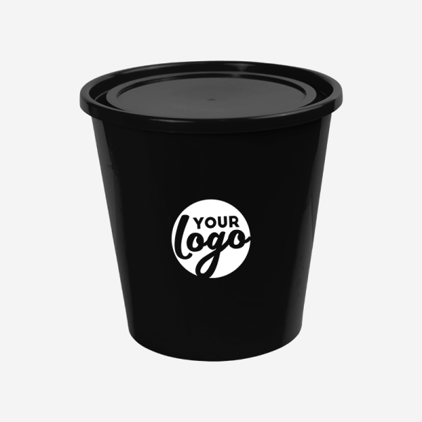 REF 1699 STORAGE BUCKET WITH LID BLACK 2
