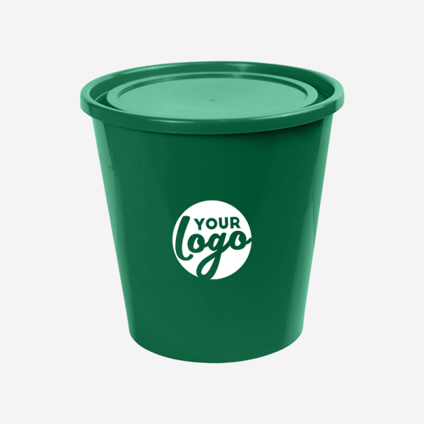 REF 1699 STORAGE BUCKET WITH LID BOTTLE GREEN 2