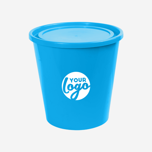 REF 1699 STORAGE BUCKET WITH LID CYAN 2