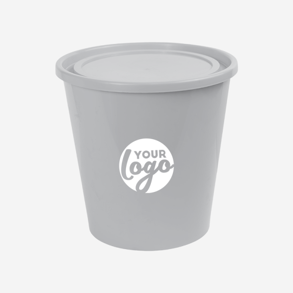 REF 1699 STORAGE BUCKET WITH LID GRAY 2