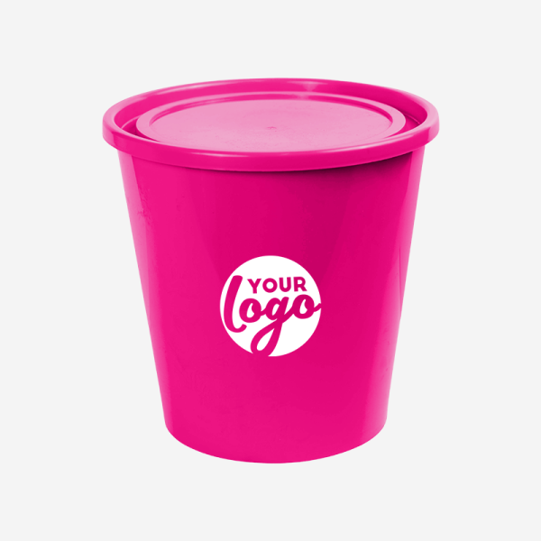 REF 1699 STORAGE BUCKET WITH LID MAGENTA 2