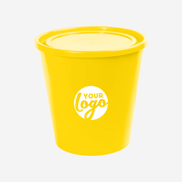 REF 1699 STORAGE BUCKET WITH LID YELLOW 2