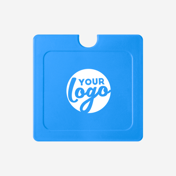 REF 303 SQUARE LICENSE DISC HOLDER CYAN WITH PAD