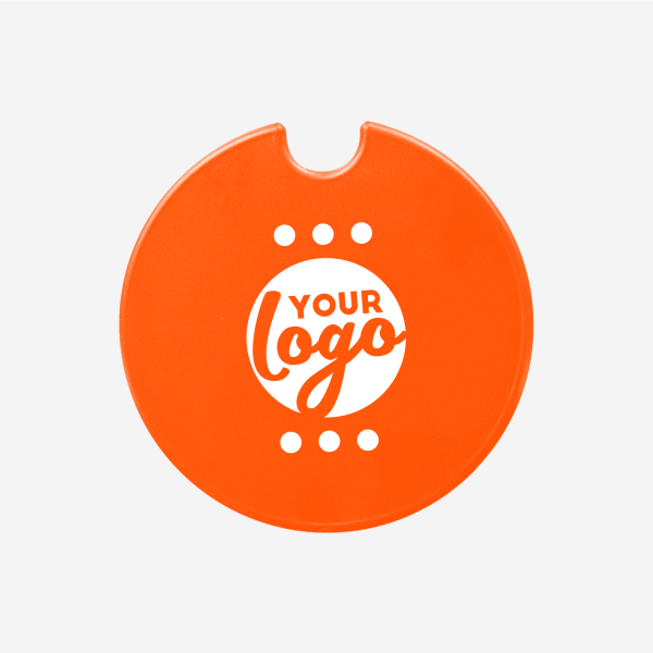 REF 311A LICENSE DISC HOLDER SOLID PAD ORANGE