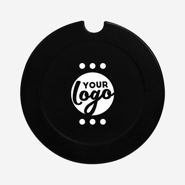 REF 313 LICENSE DISC HOLDER LARGE SOLID PAD BLACK
