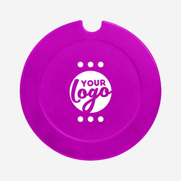 REF 313 LICENSE DISC HOLDER LARGE SOLID PAD GRAPE