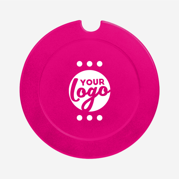 REF 313 LICENSE DISC HOLDER LARGE SOLID PAD MAGENTA