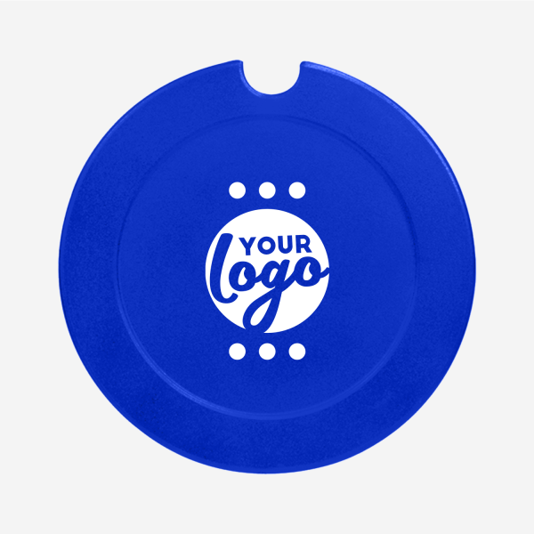 REF 313 LICENSE DISC HOLDER LARGE SOLID PAD ROYAL BLUE