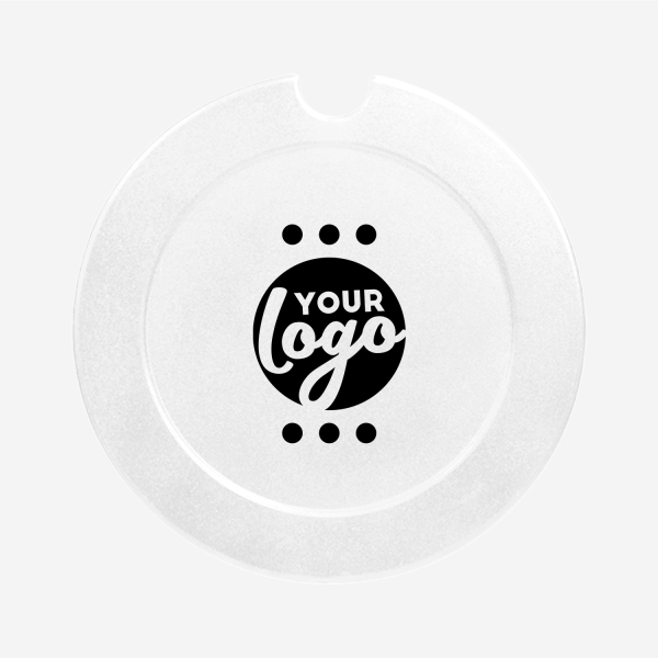 REF 313 LICENSE DISC HOLDER LARGE SOLID PAD WHITE