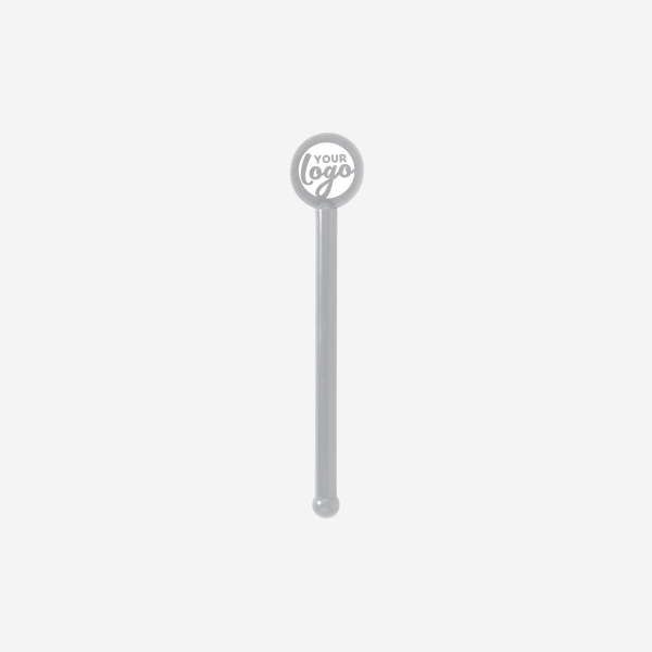 REF 429 STANDARD SWIZZLE STICK TUBE W ROUND HEAD SOLID GRAY