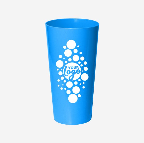 REF 4866PP TUMBLER SOLID SILKSCREEN CYAN