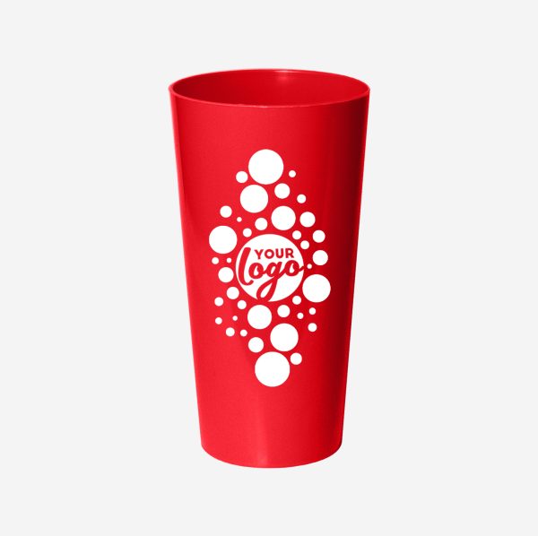 REF 4866PP TUMBLER SOLID SILKSCREEN RED