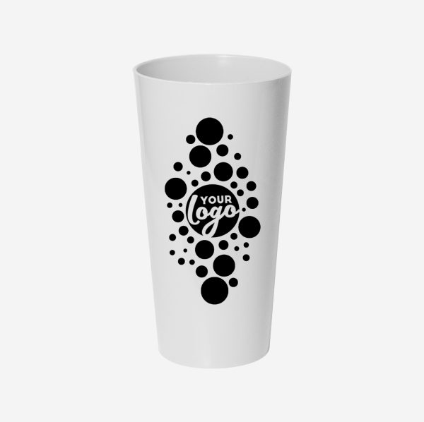 REF 4866PP TUMBLER SOLID SILKSCREEN WHITE