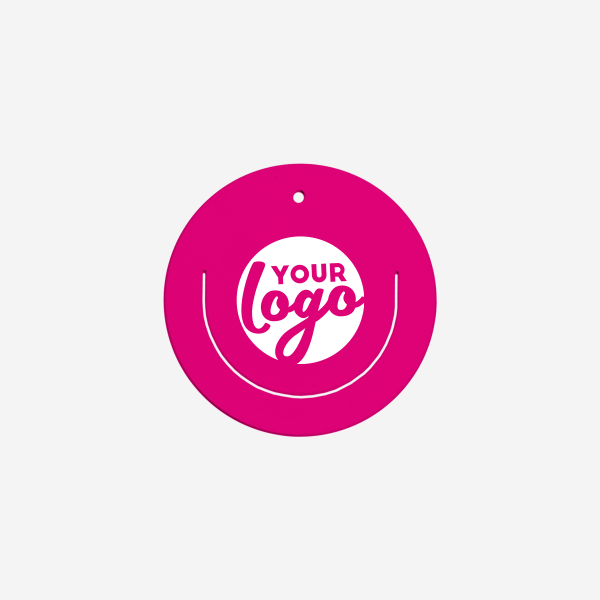 REF 546 PAPER CLIP ROUND WITH SMILE MAGENTA 1
