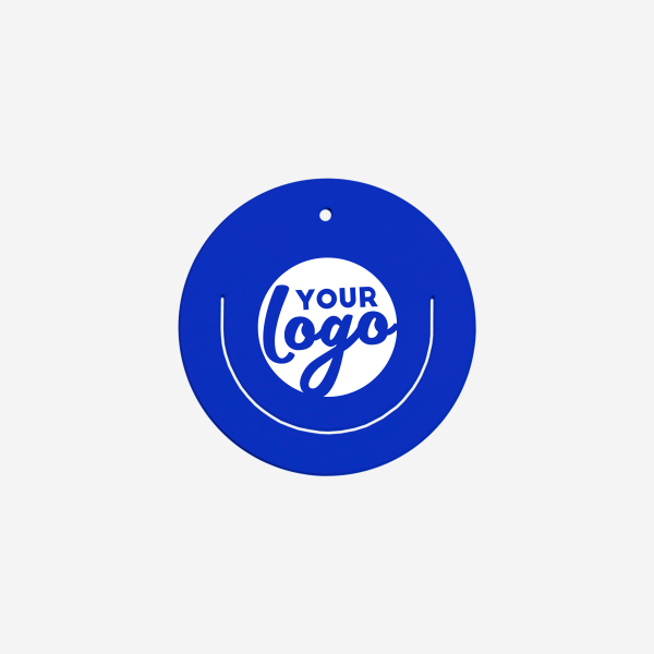 REF 546 PAPER CLIP ROUND WITH SMILE ROYAL BLUE 1