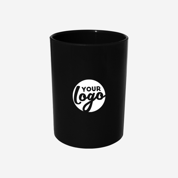 REF 587PP PENCIL CUP PAD PRINT BLACK