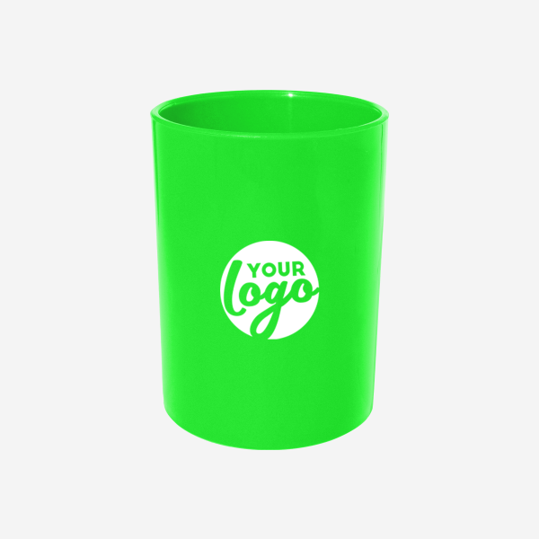 REF 587PP PENCIL CUP PAD PRINT LIME NEON GREEN