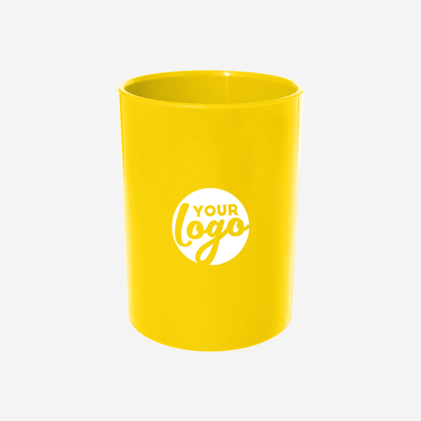 REF 587PP PENCIL CUP PAD PRINT YELLOW