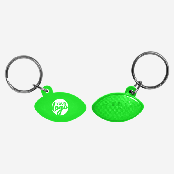 REF CK40 RUGBY BALL 2D LIME NEON GREEN