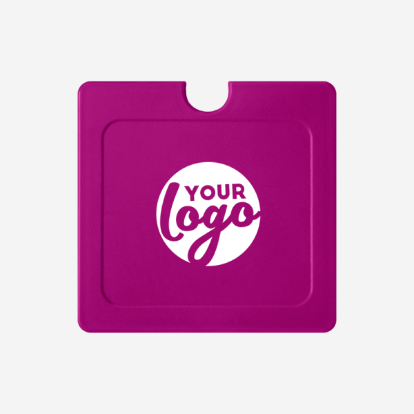 Ref 310 Square License disc Holder Solid Grape Pad