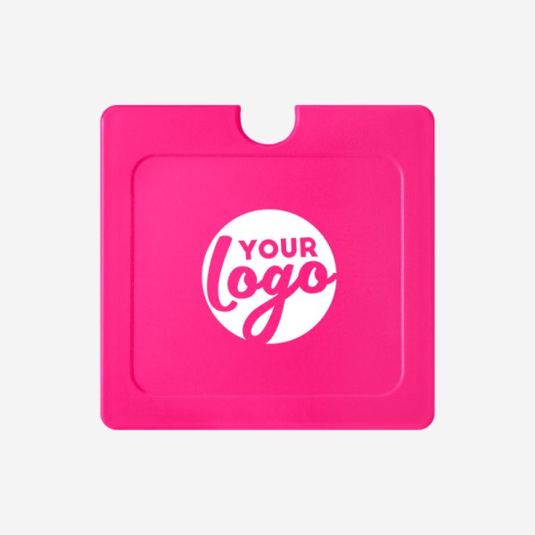 Ref 310 Square License disc Holder Solid Magenta Pad