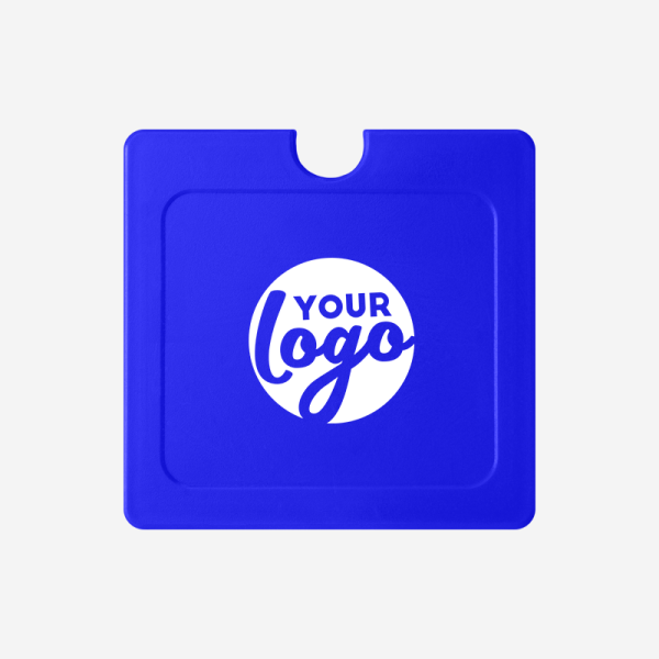Ref 310 Square License disc Holder Solid Royal Blue Pad
