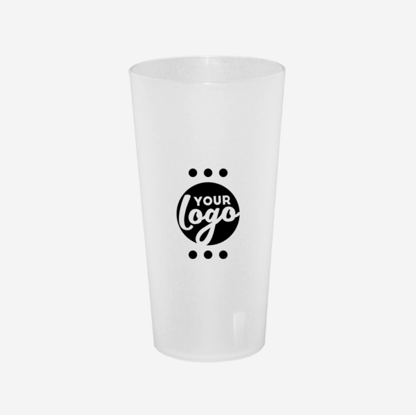 Matt Lite Tumbler 600ml - Frosted Clear 2 matt tumbler large 600ml matt finish clear pad
